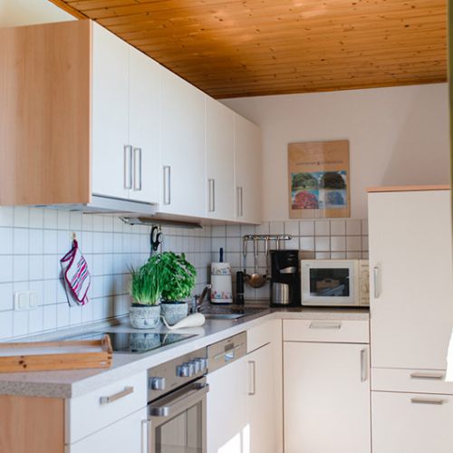 Küche der Ferienwohnung "Morgensonne"