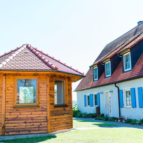 Gartenhaus auf dem Ferienhof Altmühlhof